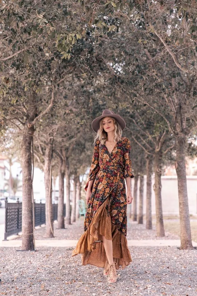 sachin and babi light blue dress Brown Casual Dresses main image 1