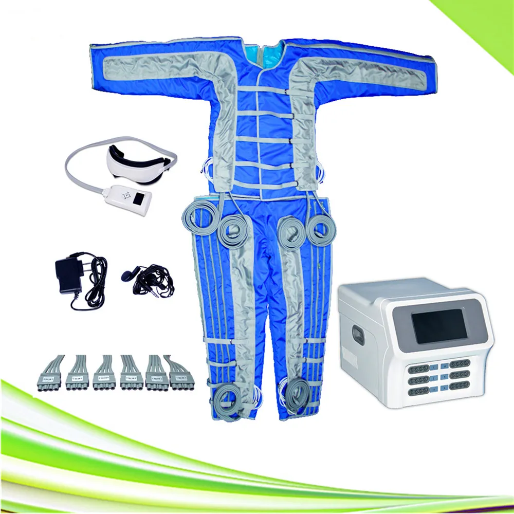 FAR Infrared 3 в 1 лимфатическая дренажная машина для похудения портативные костюмы брюки спа -салон клиника использует массажер для глаз давление воздуха.