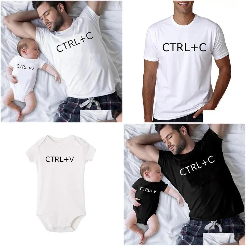 family matching clothes ctrladdc and ctrladdv father son t shirt family look dad tshirt baby bodysuit family matching outfits