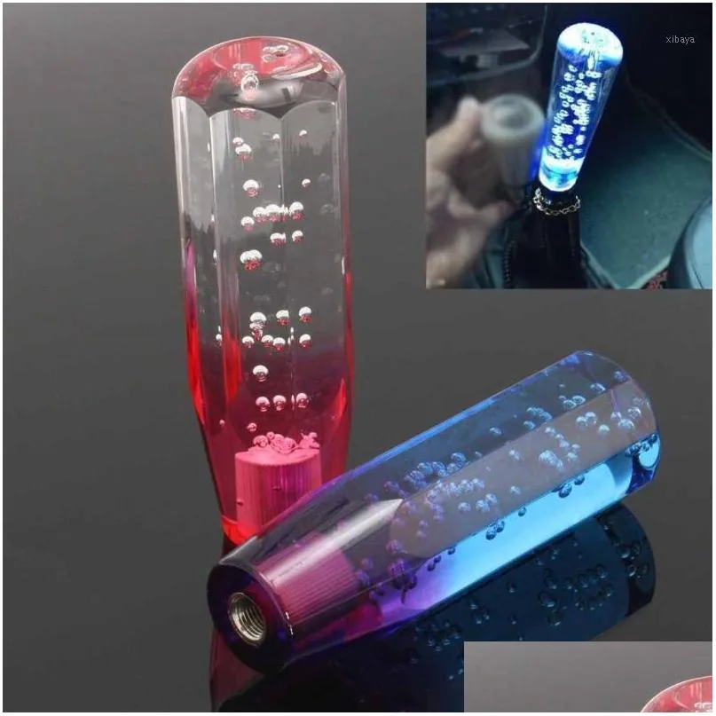 Car Dvr Shift Knob 15Cm Car Gear Colorf Crystal Bubble Styling Manual Stick Knob1 Drop Delivery Mobiles Motorcycles Parts Transmission Dhrvt