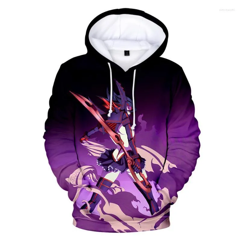 Herrtröjor tröjor kreativa 3d mne/kvinnor hoodie kill la rund nack pojkar/flickor trend stil polyester unisex material sweatshirtmen's