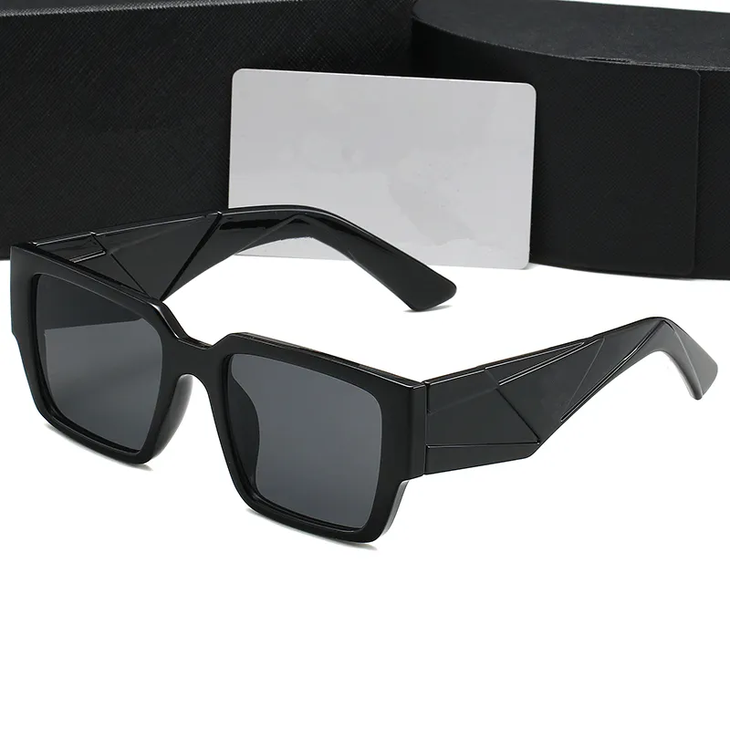 Vintage Oversized Square Black Rectangle Sunglasses For Men And Women
