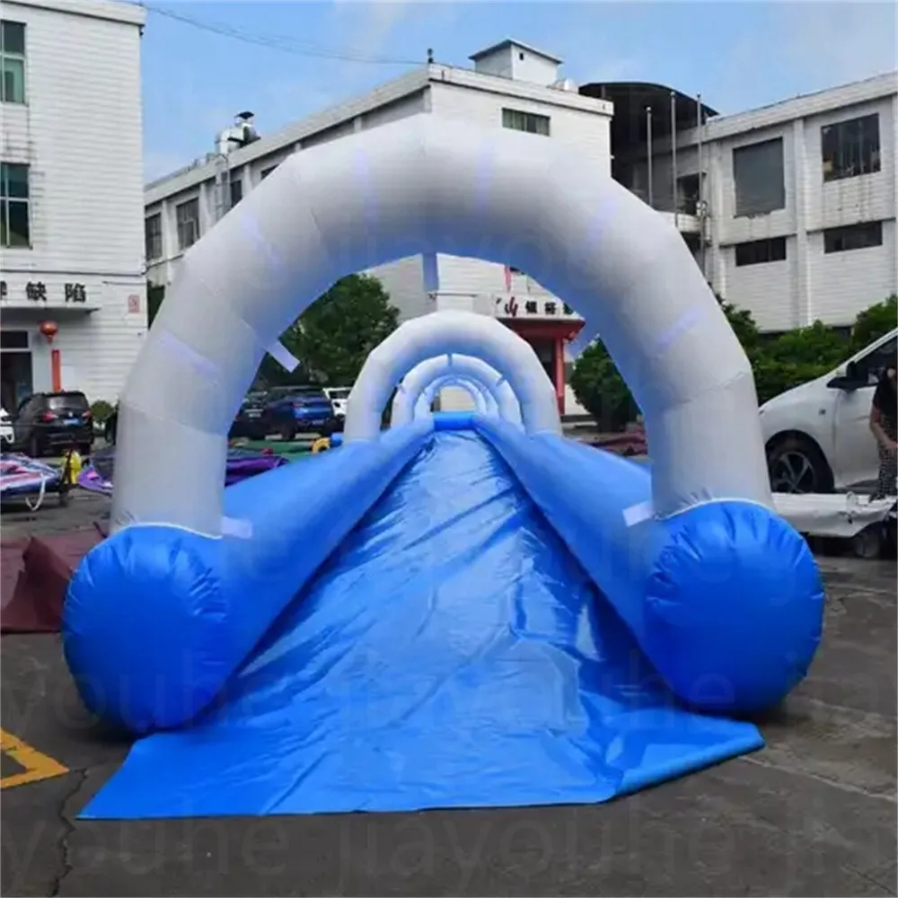 Outdoor Games  inflatable slide the city long inflatable slide slip Summer water slide for Hotday party events