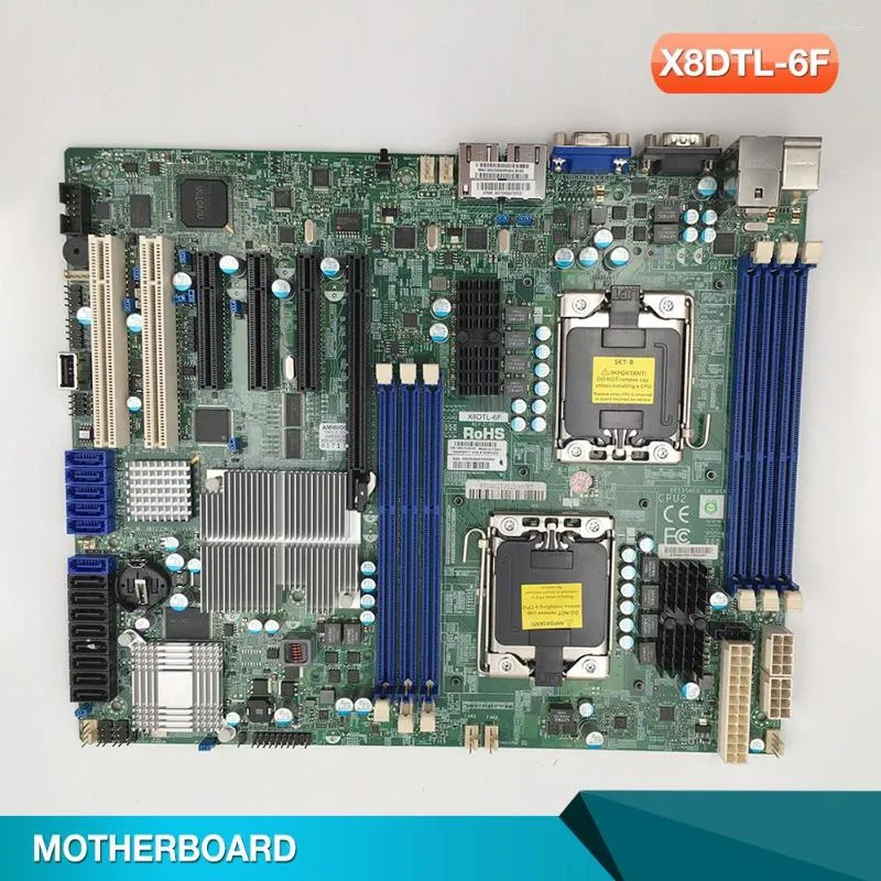 Cartes mères X8DTL-6F pour carte mère Supermicro DDR3 SATA2 processeur Xeon série 5600/5500