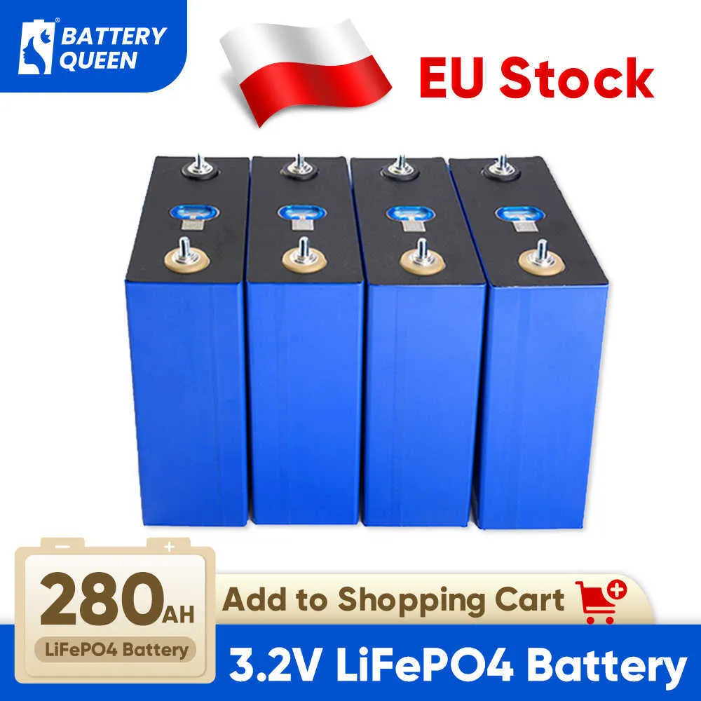 Battery Queen LiFePO4 280AH EVE 3.2V Prismatic Rechargeable Batteries