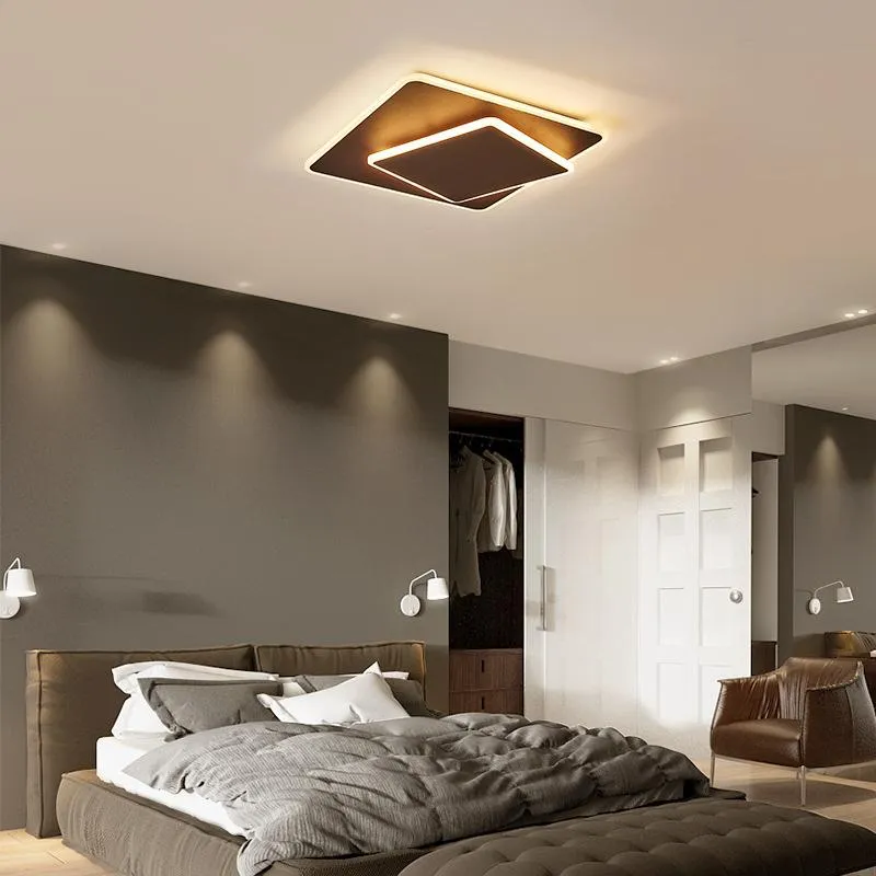 Plafondlampen moderne led Noords licht Lamparas de Techo Luminaire woonkamer slaapkamer eetkamercoilceiling