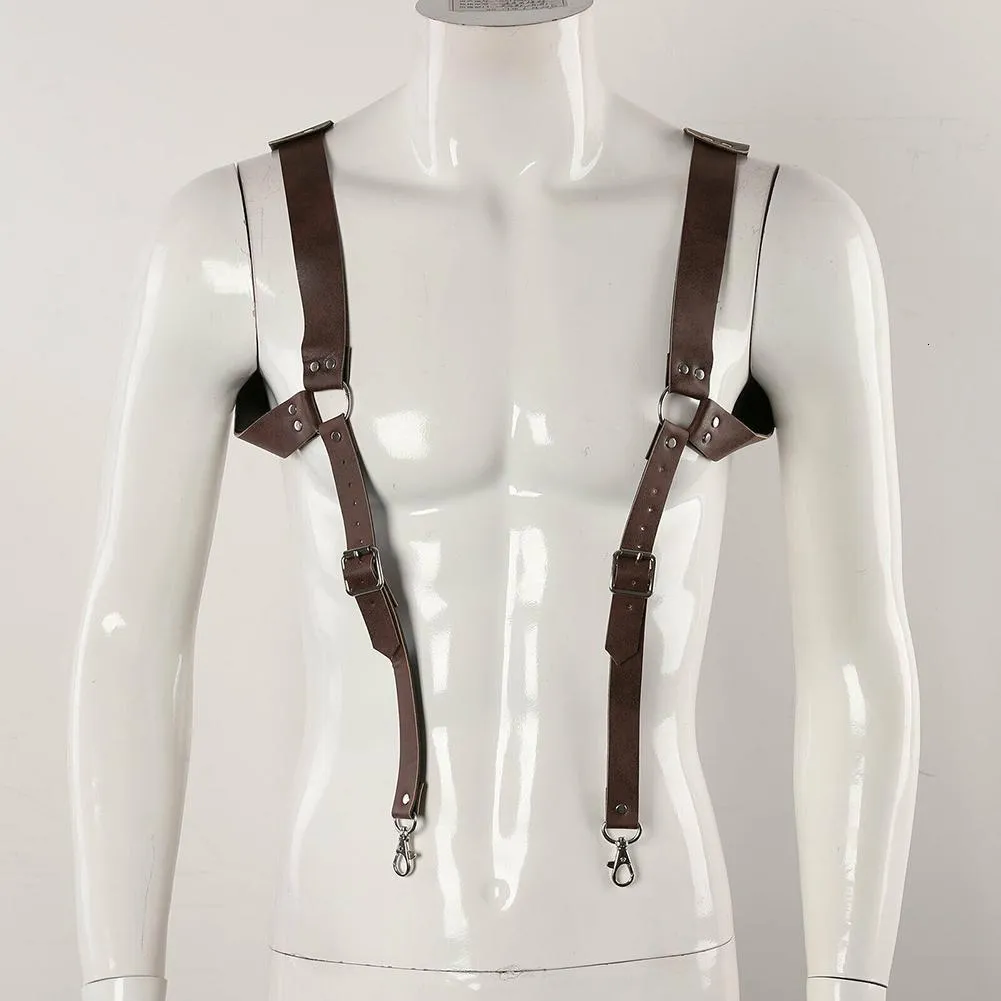 Suspenders Leather Suspender Vintage Men Medieval Renaissance