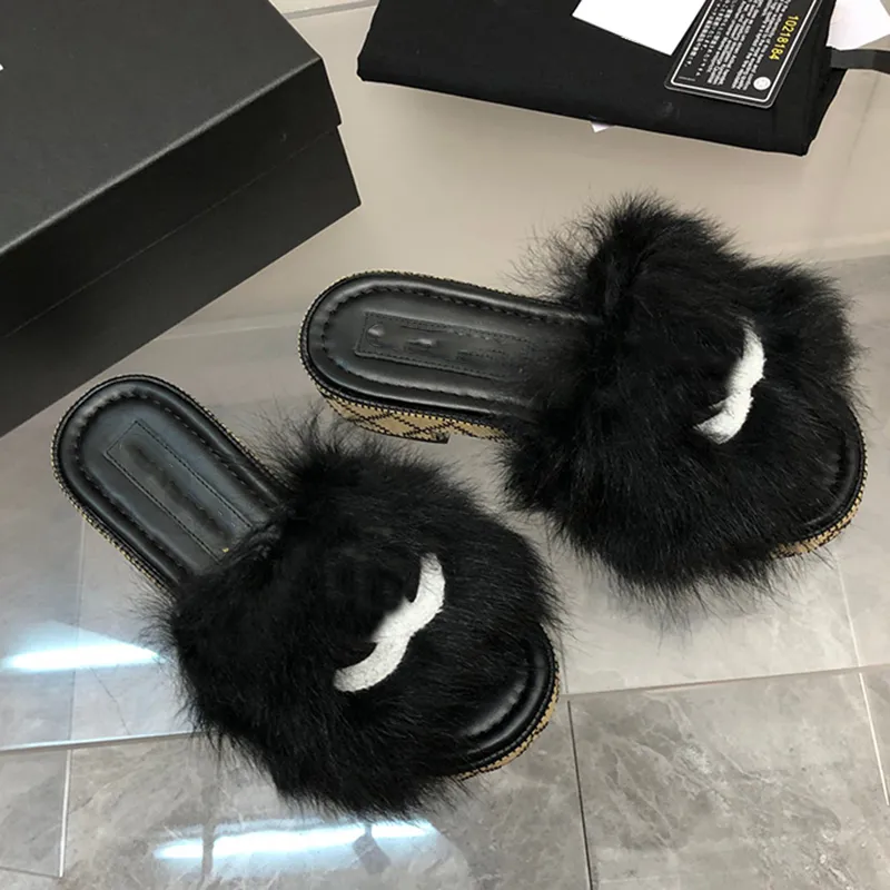 Vintage fluffy shop mule slippers