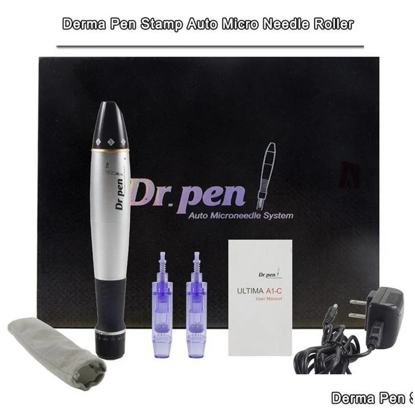 Auto DVR Beauty Microneedle Roller Tima A1C Dr. Pen Nieuw Derma System Verstelbare naaldstempel Elektrische Dr.pen Micro Drop Delivery Health DH0AZ