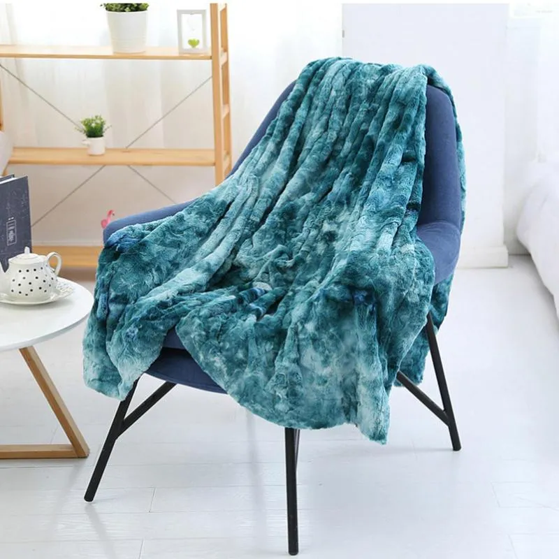 Blankets Throw Quilts For Couch Winter Blanket Pv Velvet Long Wool Crystal Shawl 130 160cm/51.2 63in