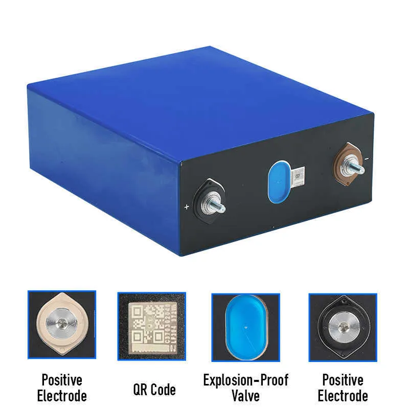 EU Voorraad 3.2V 280AH LiFePO4 Batterij uit Polen Magazijn Prismatic 48V Oplaadbare Batterij LiPO Fosfaat voor Solar ESS