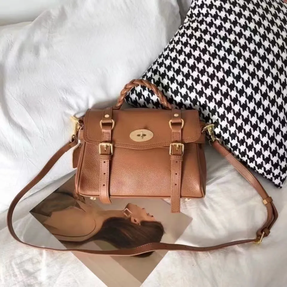 Mulberries torebki na ramię Alexa Envelope Messenger Bag Designer torebka UK Luksusowa marka oryginalna miękka skórzana ręka