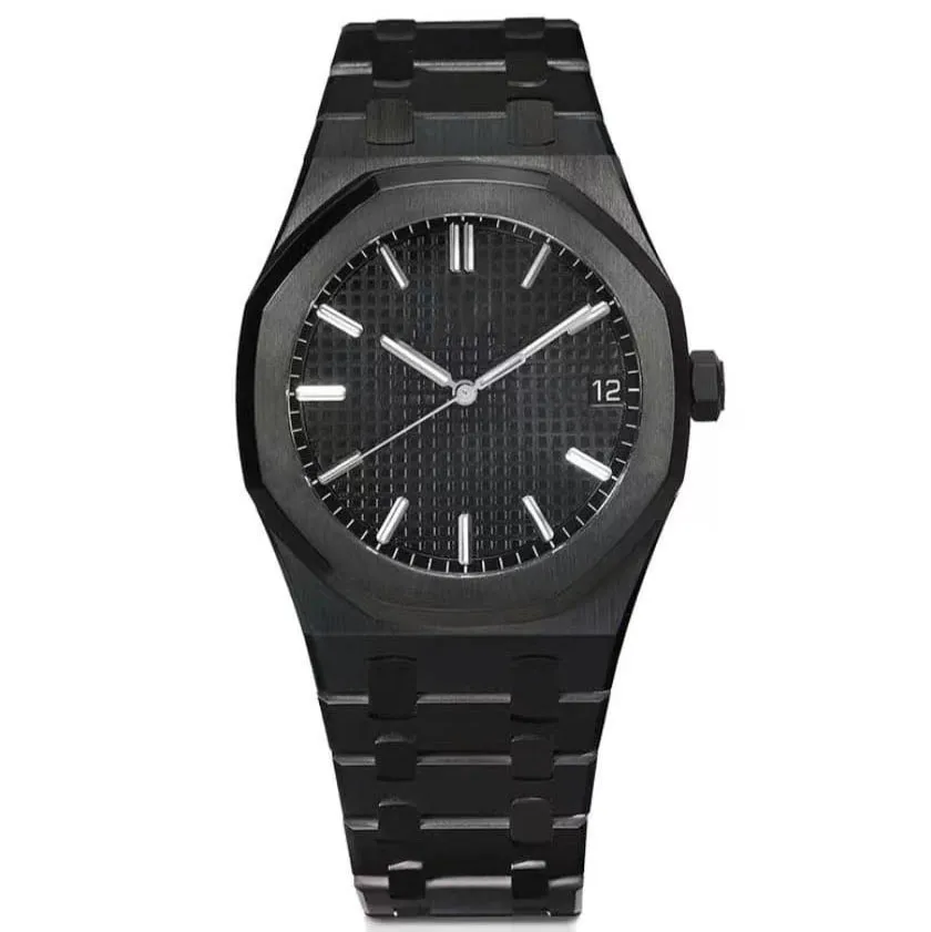 Orologio da uomo AAA Classic Business Full Black di alta qualità, impermeabile, movimento automatico da 42 mm, orologio in acciaio inossidabile 904