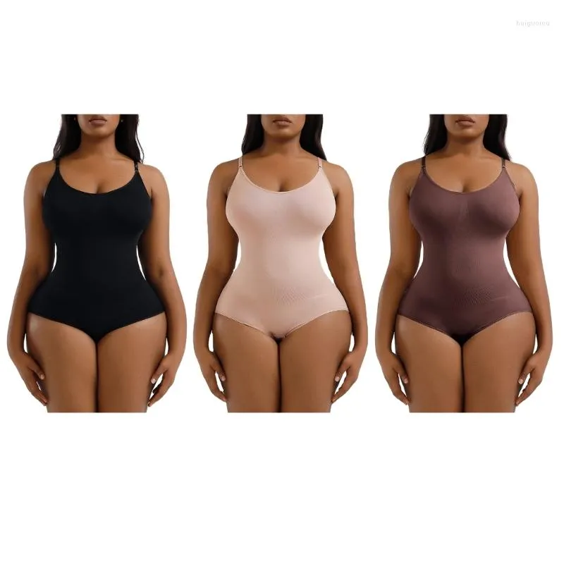 Women's Shapers Women Spaghetti Pasek Pasek Bodysuit Shapewear Szłynny Bulifter Full Body Shaper Camisole Top