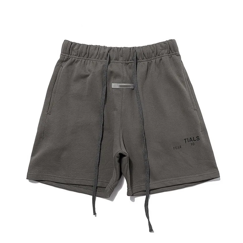 Mäns shorts Pants High Street FG Rätt utgåva ESS Commodity 1977 Flocking Hot Stamping 5-poäng för män och kvinnor Casual Mångsidig VNUD M1F06CS5