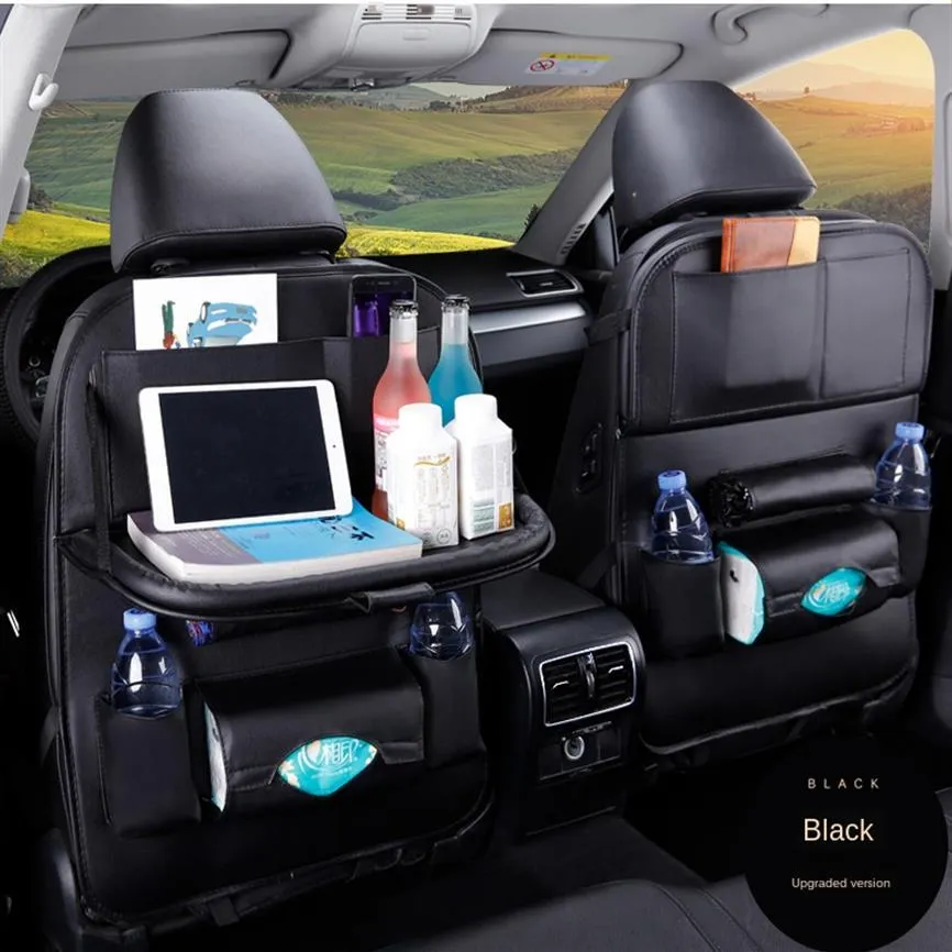 Multi Functional PU Leather Car Seat Back Storage Hang Hanging Toiletry Bag  Universal IPad Mini Holder For Car Interior Accessories From Bhgf098,  $23.97