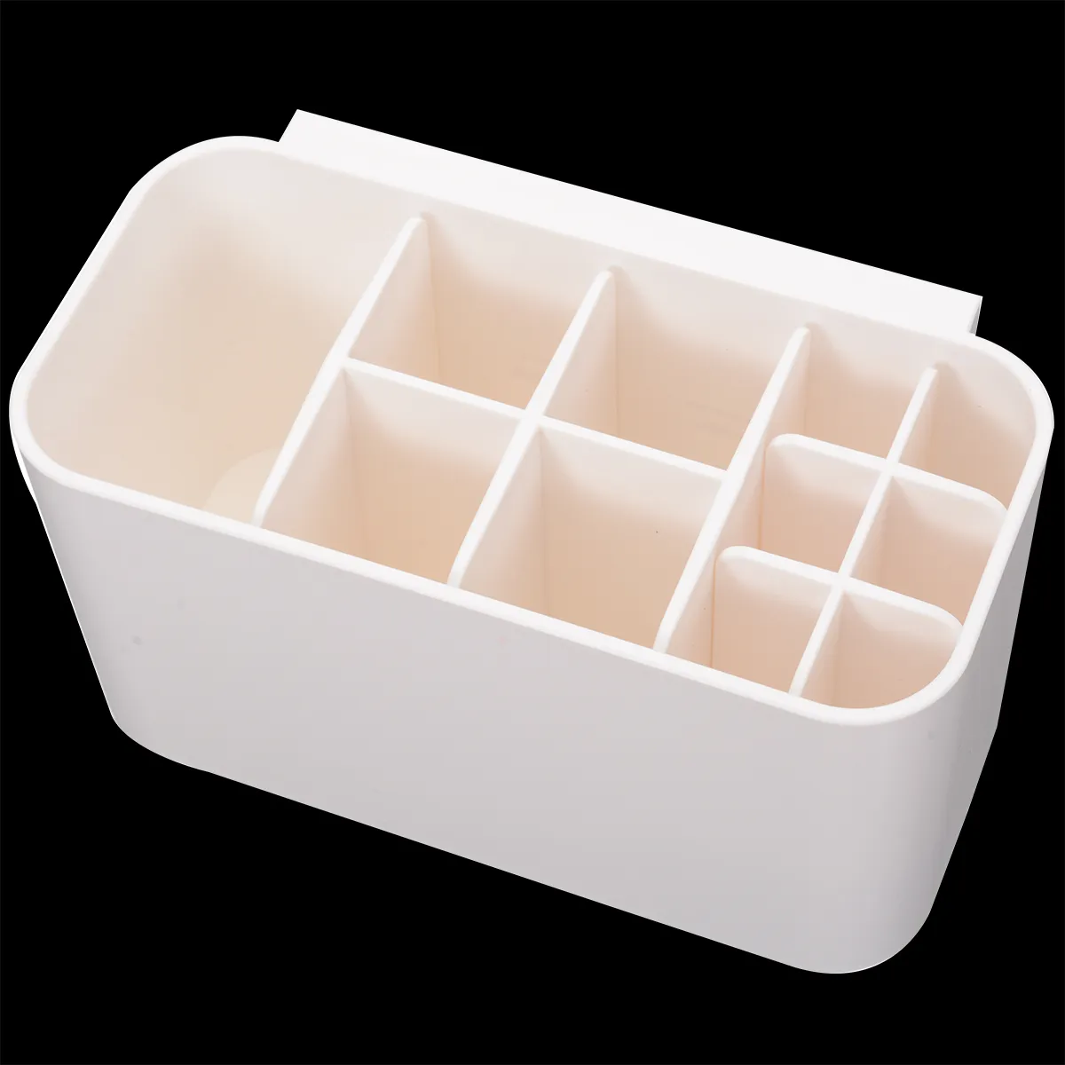 Manual Toothbrush Holder And Toothpaste Organizer Detachable White