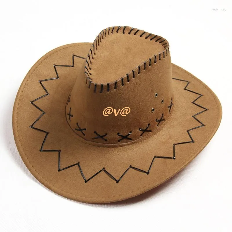 Kids Western Cowboy Cowgirl Hat With Curved Brim Perfect For Outdoor