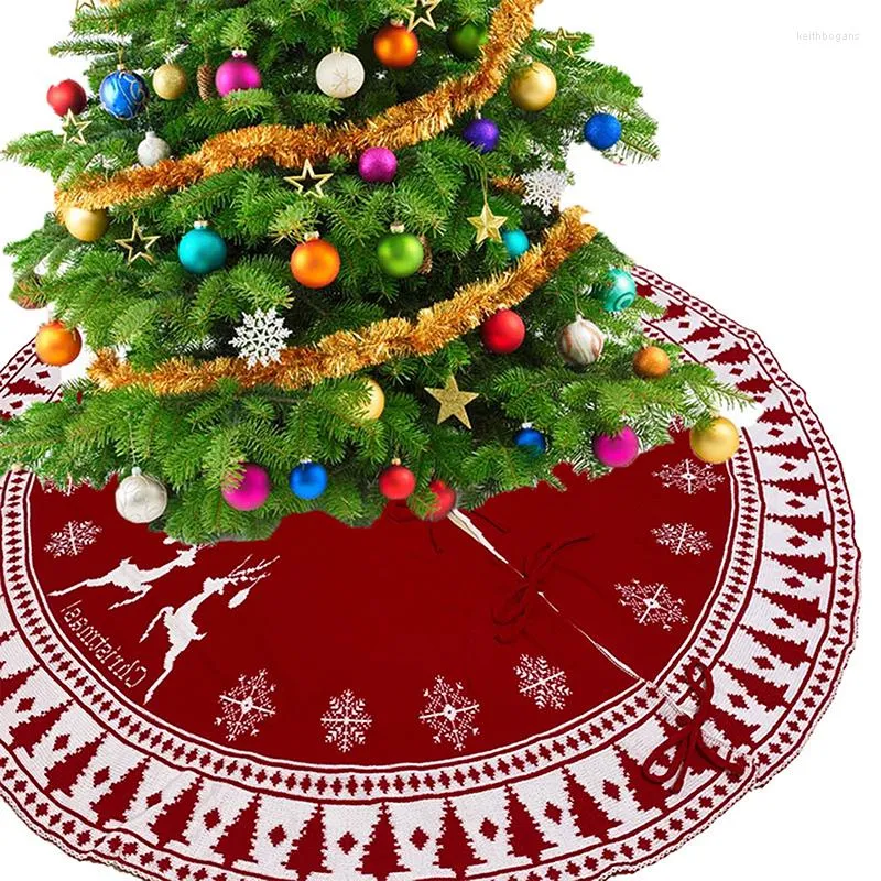 Рождественские украшения 2023 Дерево дно 95см/122 см снежинки снежинка Расхла
