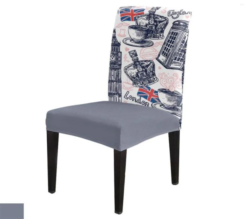Stretch Chair Covers Dunelm London Big Ben British Flag Phone Booth Street Cover Dining Spandex