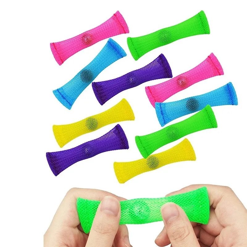 Giocattoli sensoriali Biglie Palla Fidget Antistress Palla Pressione Giocattolo Autismo ADHD Ansia EDC Mano Fidgets Giocattoli Maglia intrecciata Easy Bend 1668