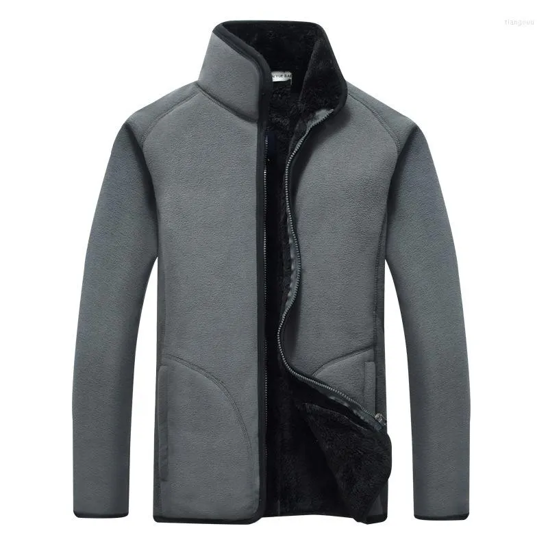 Felpe con cappuccio da uomo Abbigliamento da uomo 2023 Giacca termica in pile addensato di qualità Softshell Casual Inverno caldo antivento Giacche e cappotti da uomo 4XL