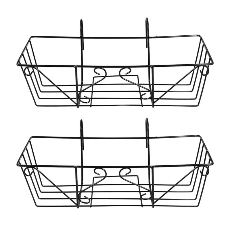 Haken rails 2 stks planten pot hangen houder reling bloemenrek bonsai