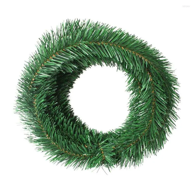 Decorative Flowers Christmas Wreath Garland Decoration Artificial Rattan 5.5 M Encryption Simulation Plant Pine Flower DIY Decor For Home