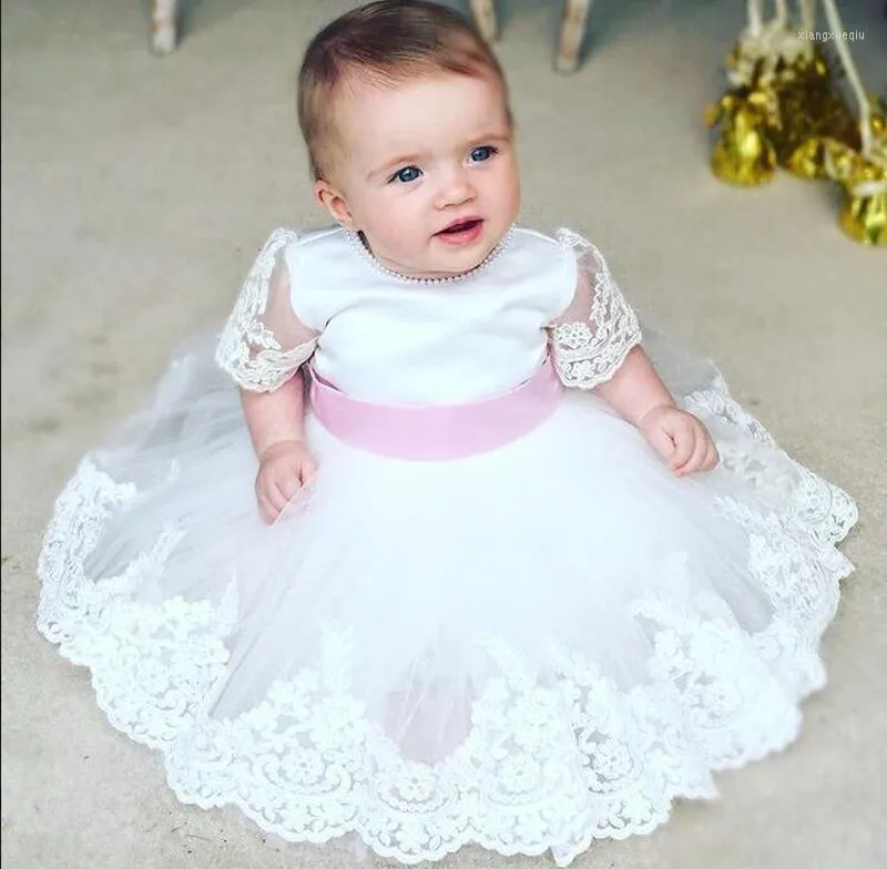 Cute Baby Girl Julia Barretto Filipiniana Gown With Sashes Bows Applique Alencon Lace Organza Tulle Pearls And Zipper From Xiangxueqiu 105.85 DHgate.Com