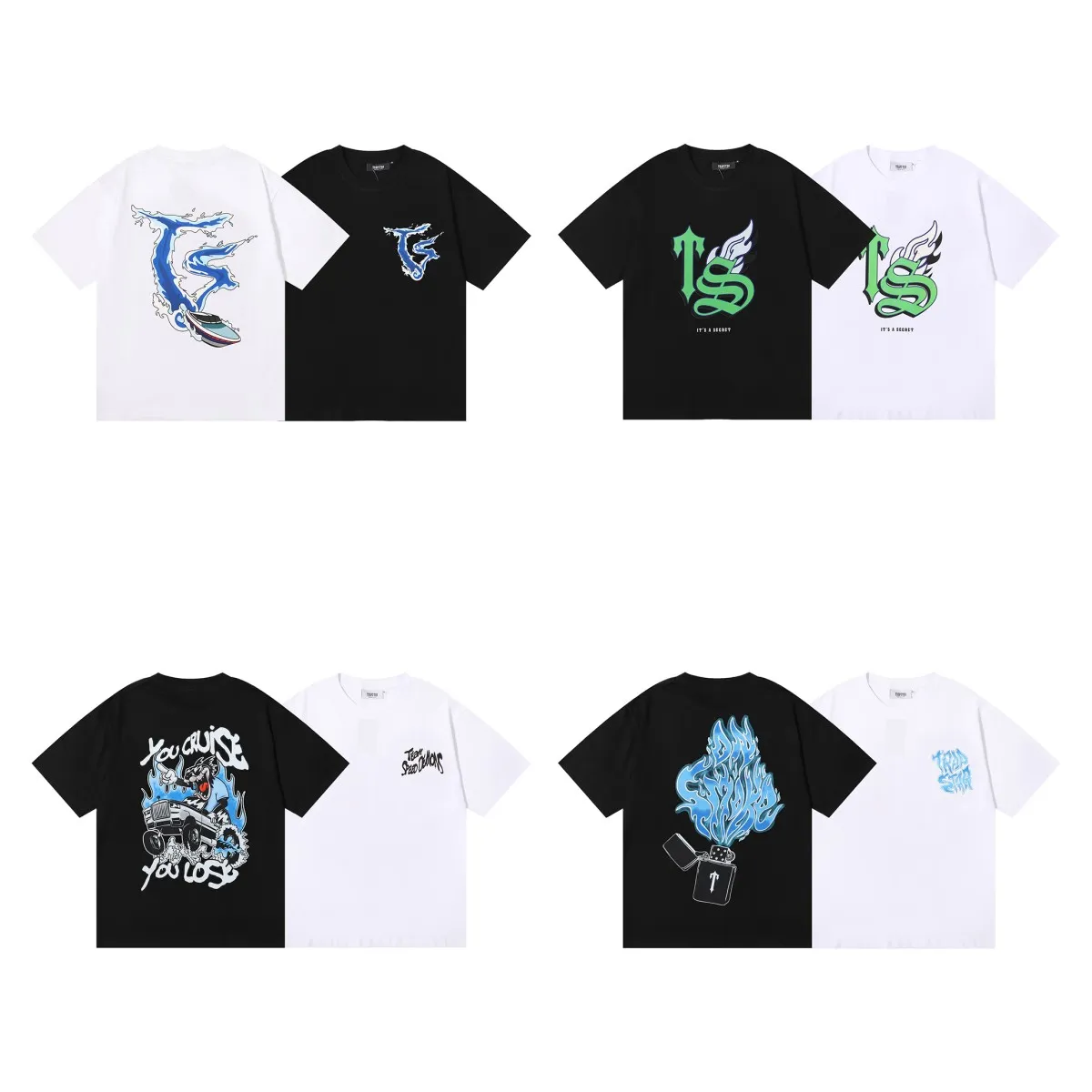 Mens Designer T Shirts Luxury Casual Printed Streetwear From