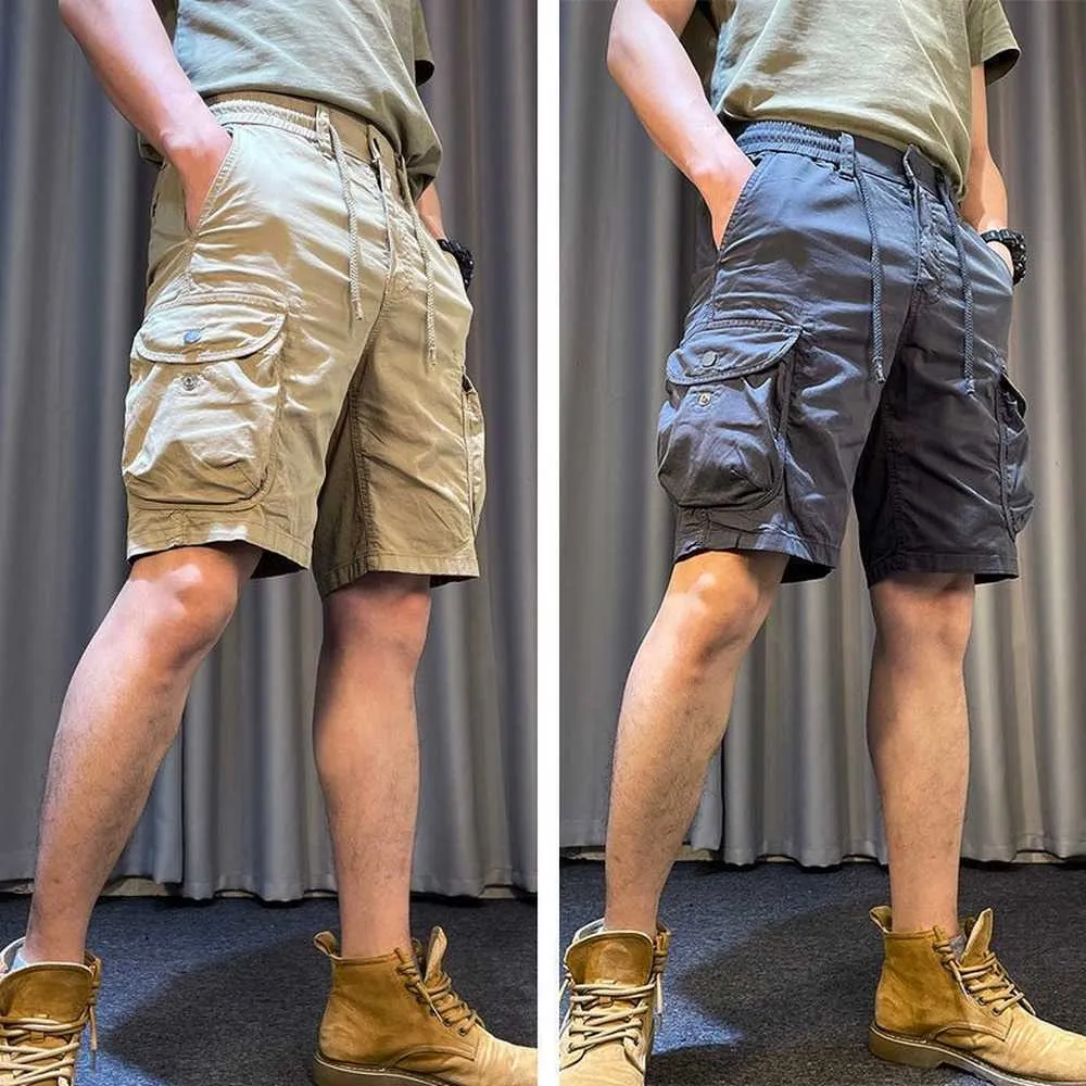 Knee-Length Cargo Shorts
