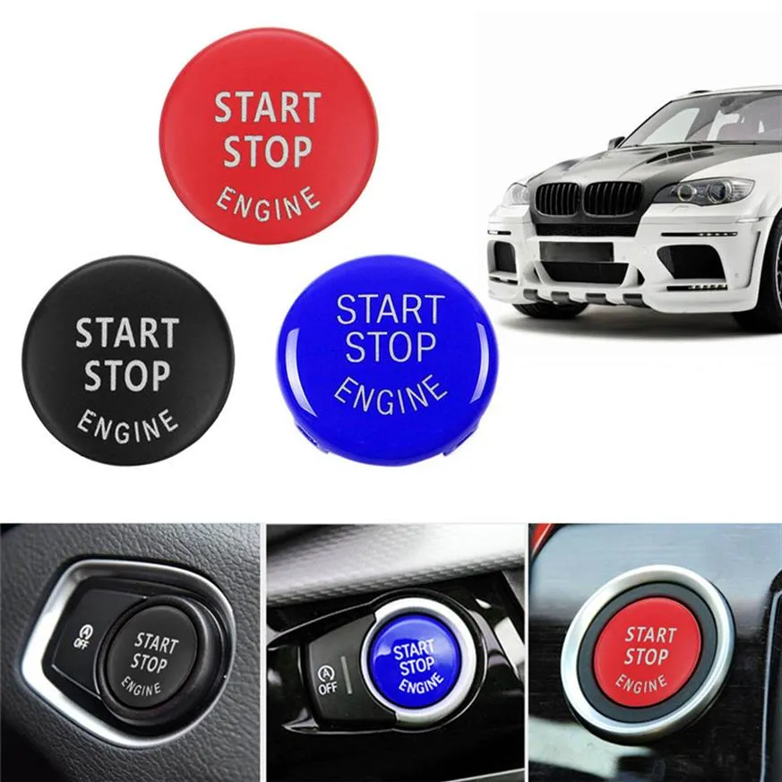 Car Engine START Button Replace Cover STOP Switch Accessories Key Decor