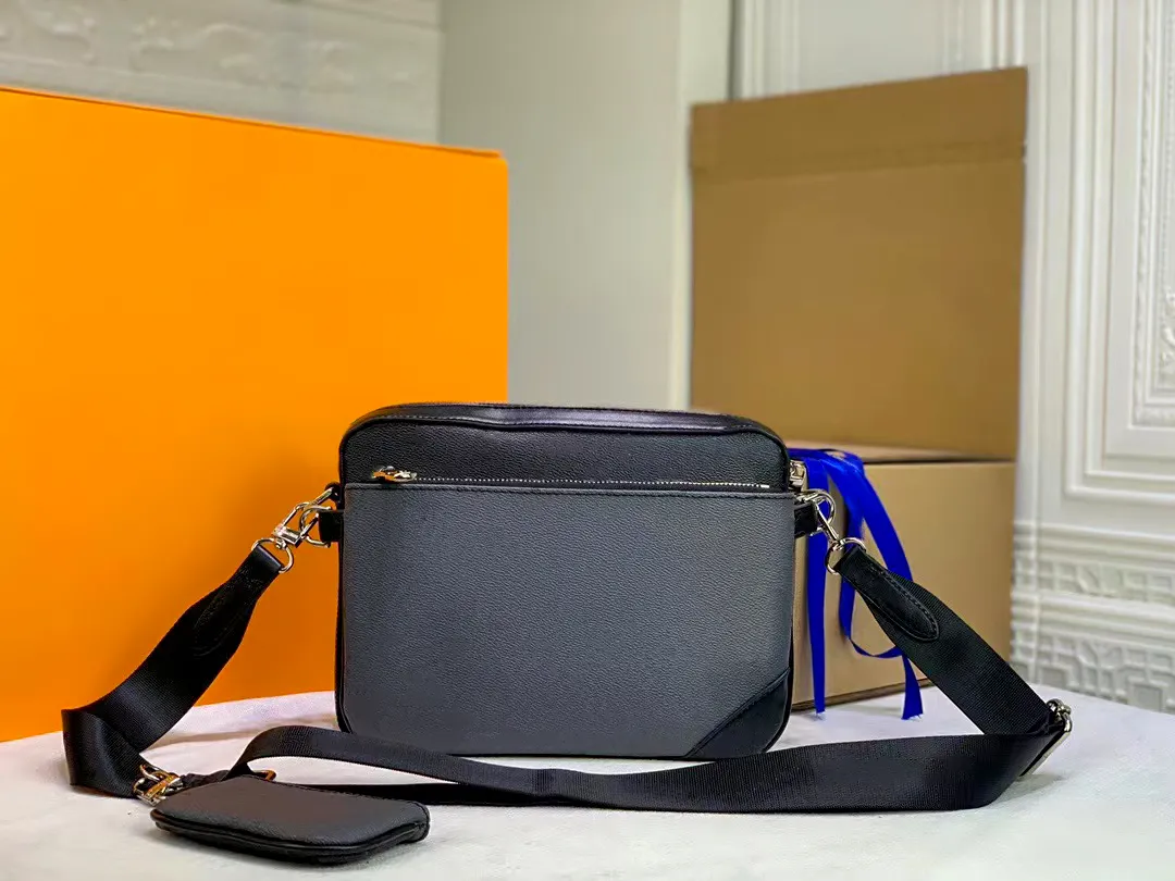 DHgate.com:Genuine Leather Messenger Bag Crossbody Shoulder
