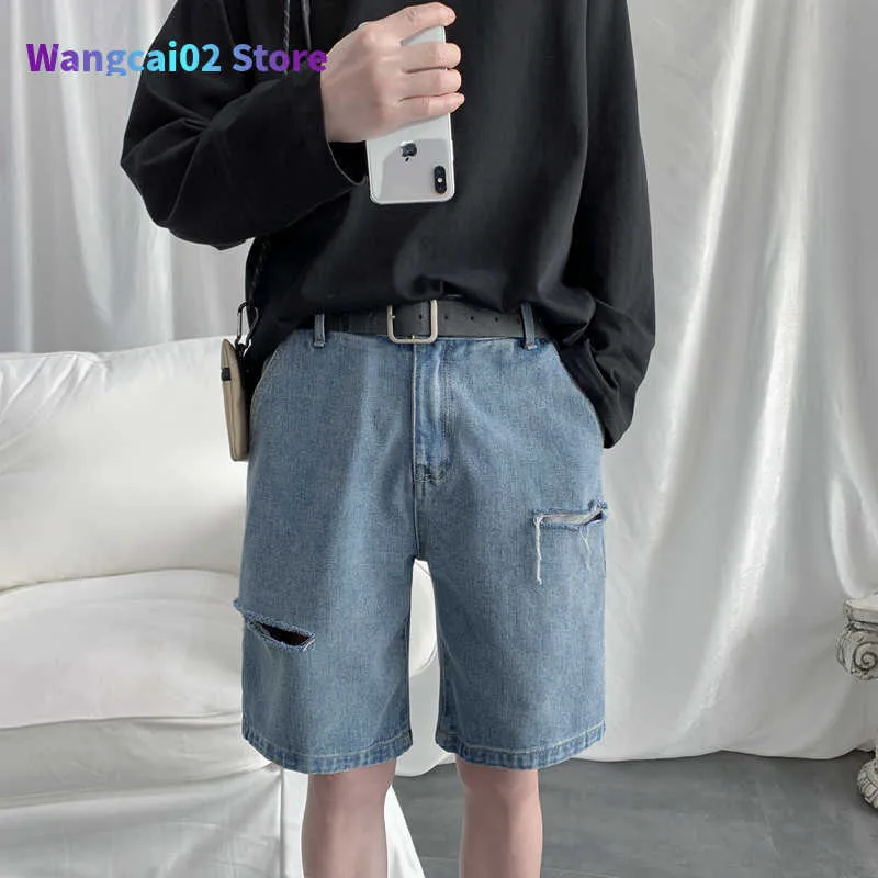 Shorts maschile Shorts da uomo Summer Nuovo streetwear Short Jeans Short Men Fashi