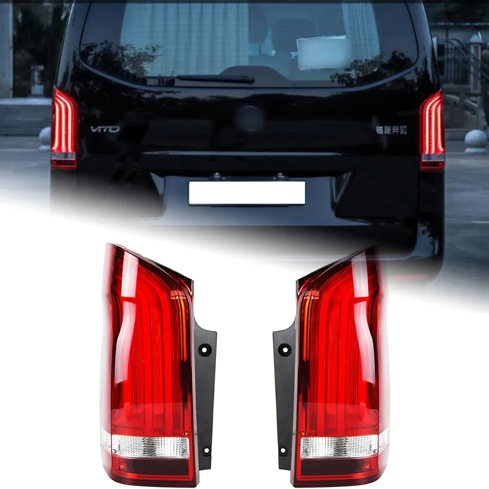 AMCP Pair LED Lightbar Rear Lights Tail Lamps MERCEDES VITO W447 14-23 LHD