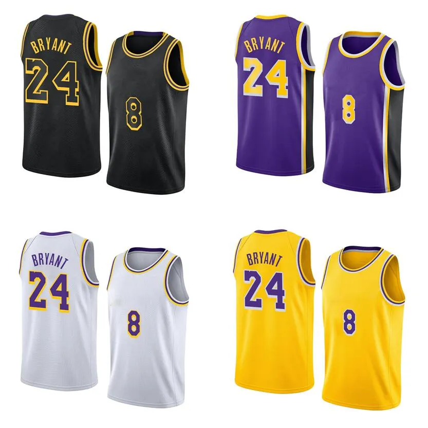 Save Big on Bulk Bryant Basketball Jersey Basketball Jersey Inspired By  Bryant: Sizes S XXL, Purple, Yellow, White Black City Edition Style  Best