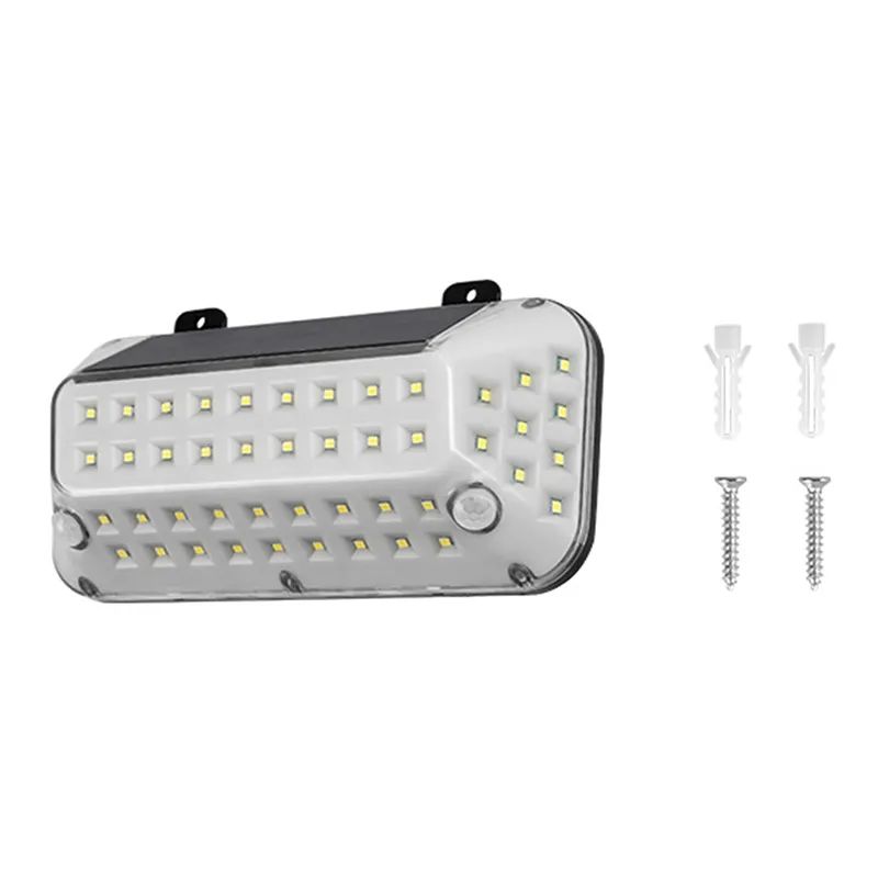 ZONDELAAR WANDELLICHTEN 54LED Transparante dubbele sensorkoppen IP65 Waterdicht voor tuinlampdecoratie Outdoor verlichting