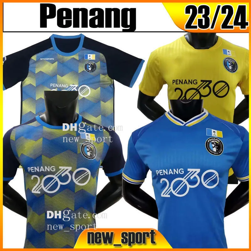 23 24 Malaysia Penang Soccer Jerseys CHOW Fans player version Saad 2022 2023 Home Away Jersey Gomes Dizon Fane Malaysia Super League Men Size S-XXL Football Shirts Top