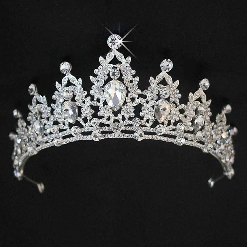 Tiaras Crown headband Bridal Tiara Wedding Hair Tiara Crystal Alloy Bridal Tiara Hair Crown Queen Party Crowns Hair Accessories Gifts Z0220