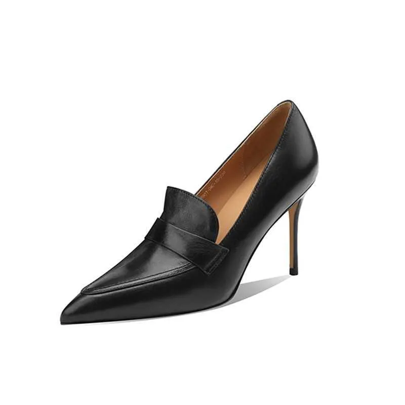 SDWK 9 cm formele schoenenontwerper schoenen hoge hakken elegante vrouw hakken vintage kantoorfeest damesloafers sexy pomp 0220