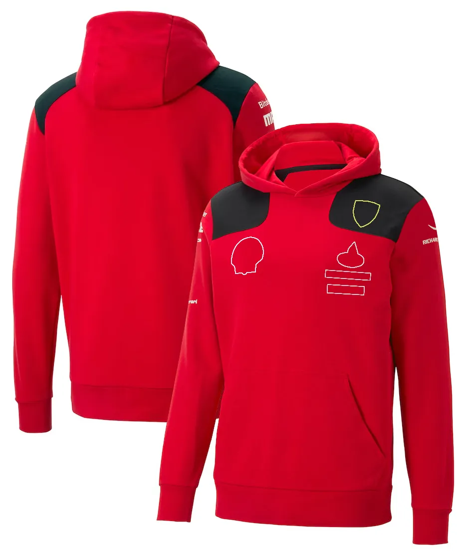 F1 Jacket 2023 Pull avec logo de voiture Combinaison de course F1 Édition commémorative de l'équipe, vêtements de sport de grande taille, combinaison de course de Formule 1 personnalisée