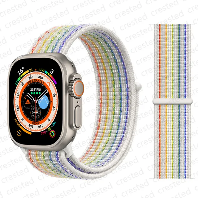 Nylon Loop Strap For Apple Watch Strap Series Compatible With Iwatch Strap  4/5/6/SE/7 Available In 40mm, 41mm And 38mm Sizes Essential Accessories  From Clothingdeals, $7.56