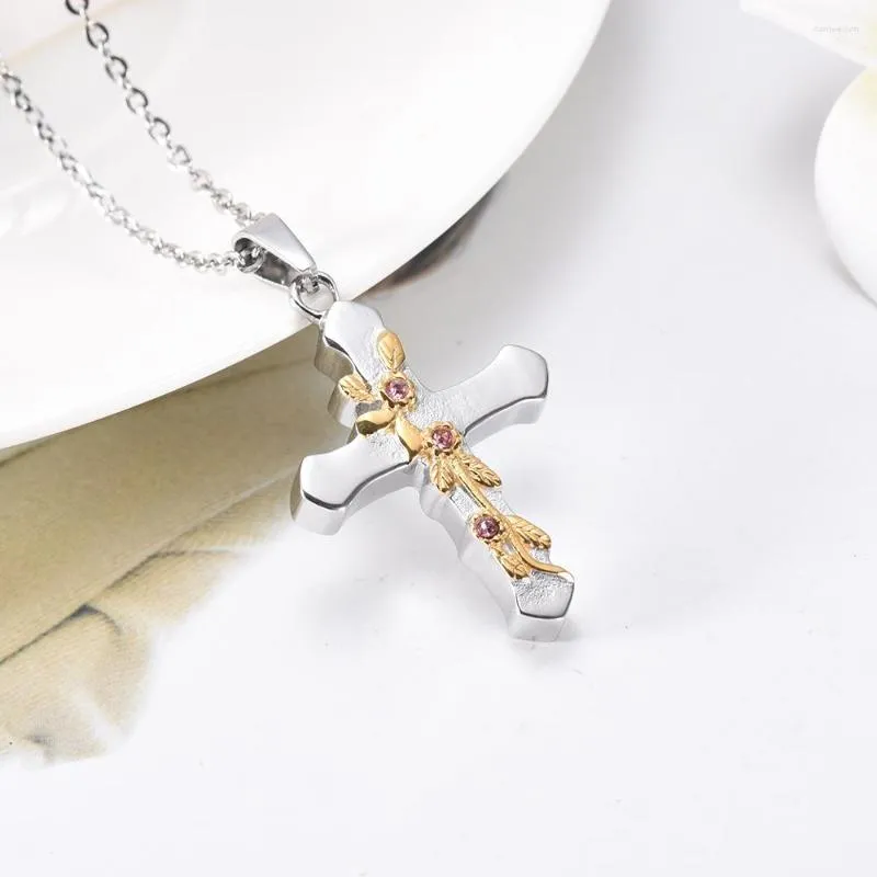 Pendant Necklaces X051 Arriving In Stock Women Gift Necklace With Screw Hold Loved One's Ashes Keepsake Stainless Steel Cremation