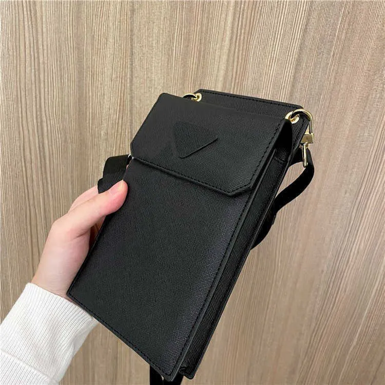 Luxus-Tasche Handytaschen Messenger-Handtaschen Geldbörse Handy-Geldbörse Studentin Einfarbige Schnalle Kleine Geldbörse 230218