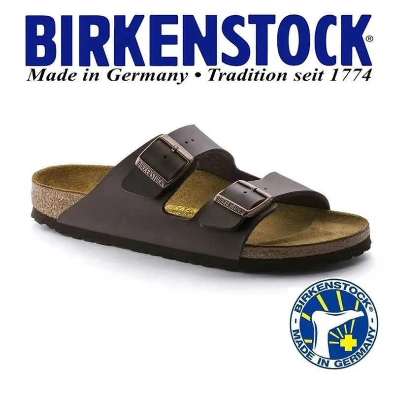 Designer Birkinstock Slippers in de zomer Bucken kurk slijtage antislip huishoudelijke sandalen en sandalen voor paren strandschoenen