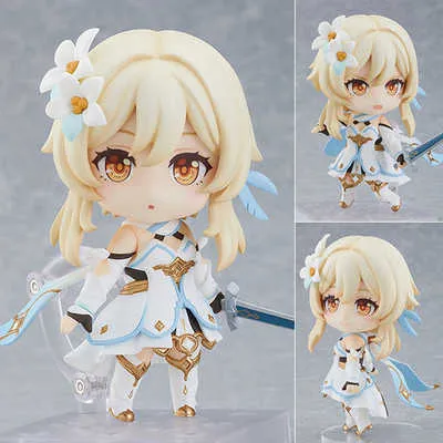 アクションおもちゃの数字10cm ver.qアニメインパクトゲームフィギュアトラベラールミンアクションフィギュアコレクションモデルドールキッドギフト