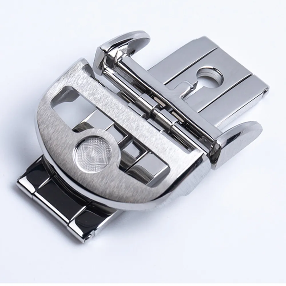 Iwc leather strap deployment buckle store