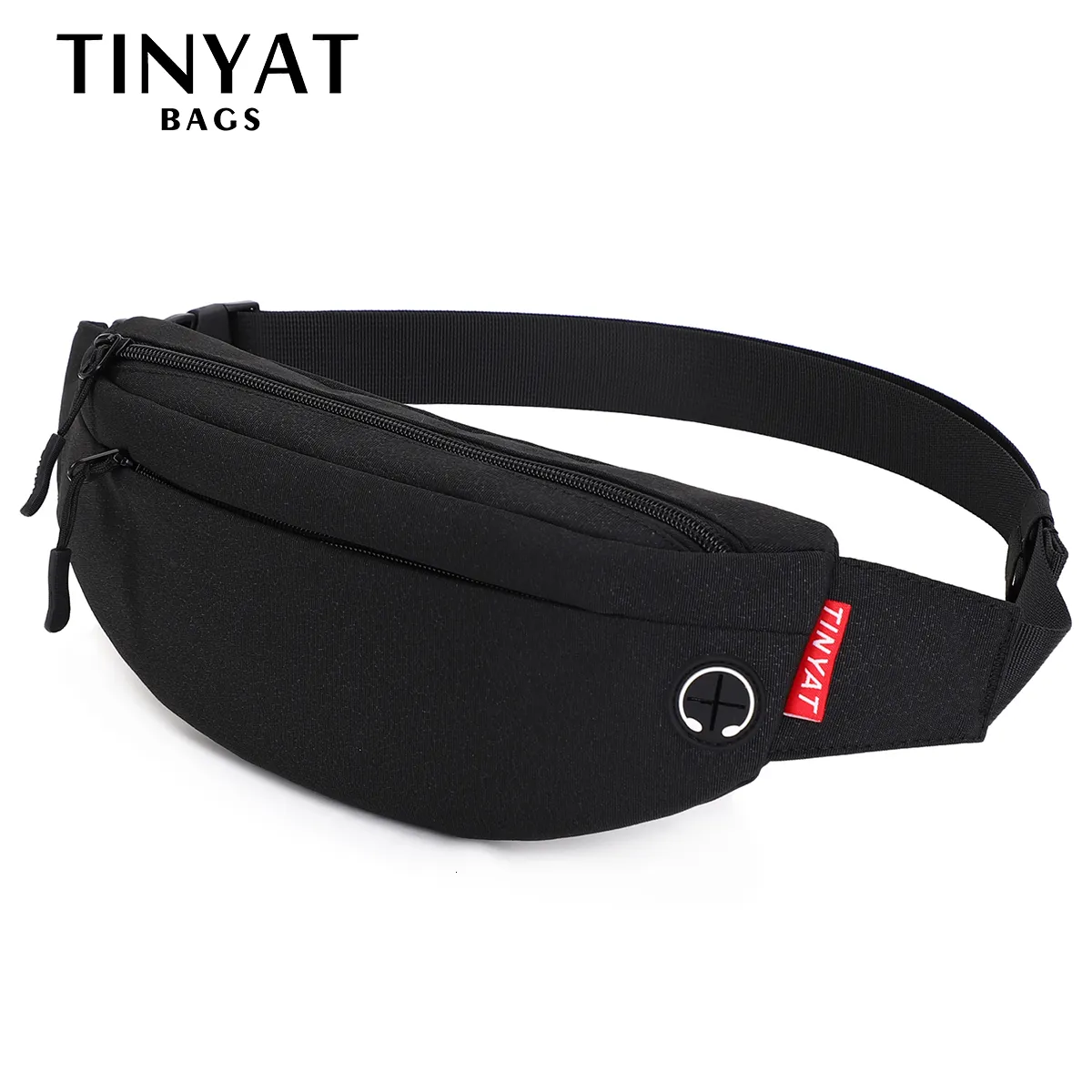 أكياس الخصر Tinyat Men Pack Presh Large Phone Belt Pouch Womens Canvas Travel Fanny Banana Hip 4 Pockets 230220