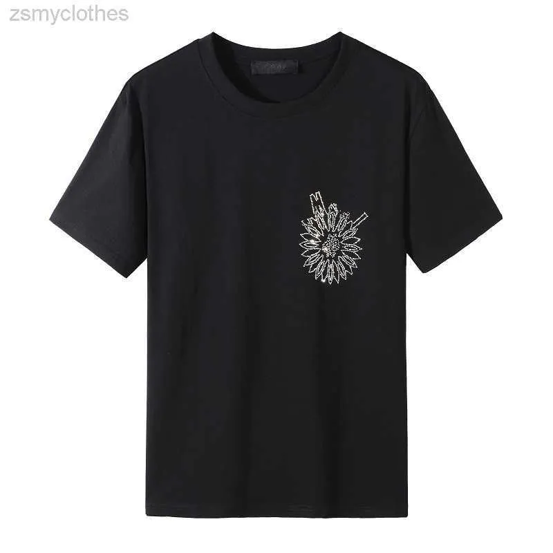 Męskie koszulki męskie koszulka designerka Tshirt Mężczyzna T-koszulka Women Zakres Luxe Woman Tree Tee Rhinestone Miłośnicy Czarne 20ss moda Summer krótkie rękaw