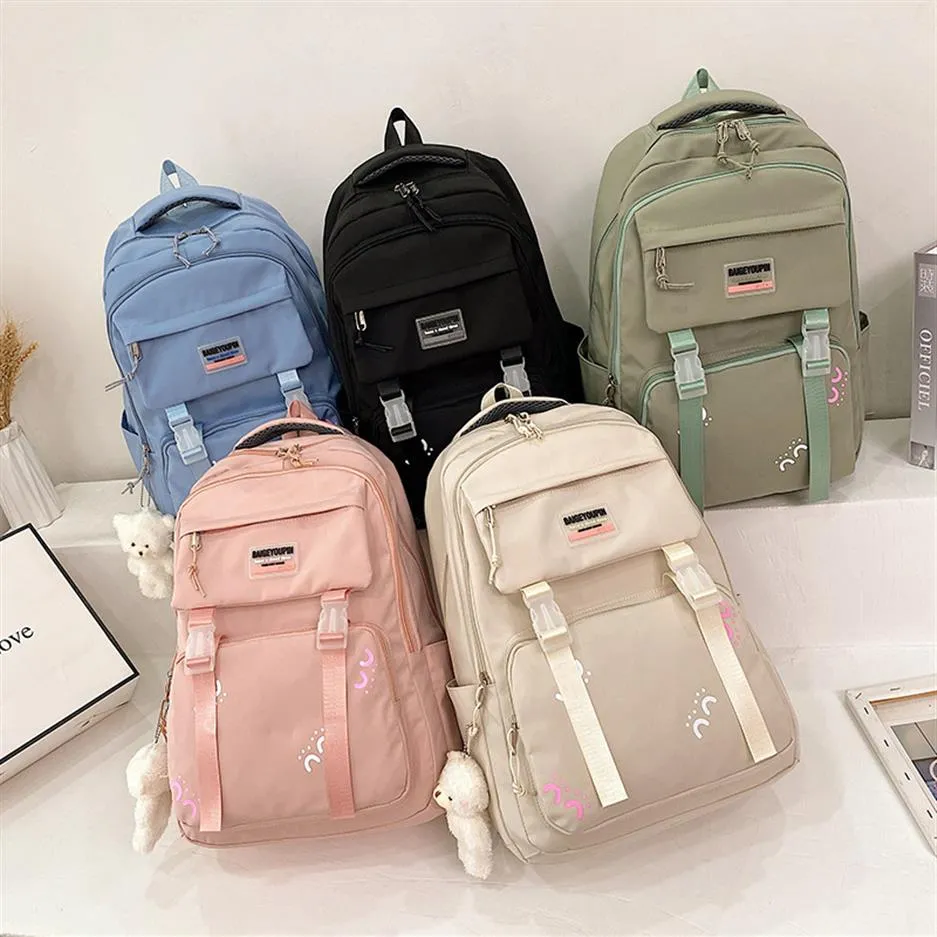 Schultaschen im koreanischen Stil, großer Schülerrucksack für Grund- und Mittelschüler245j